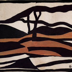Abstrakte Wüstenlandschaft