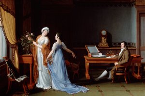 Graf de la Forest mit seiner Frau und Tochter, 1804