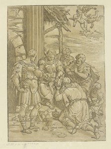 Anbetung durch die Könige von Andrea Andreani