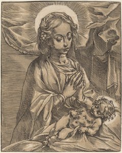 Madonna und Kind, 159193 von Andrea Andreani