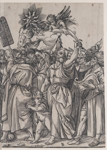 Abschnitt B: Isaak, Noah und andere Figuren, aus Der Triumph Christi, 1836