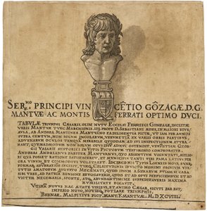 Der Triumph von Julius Caesar: Titelseite, 1599 von Andrea Andreani