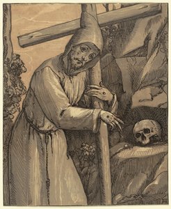 Heiliger Franz von Assisi von Andrea Andreani, after Alessandro Casolani