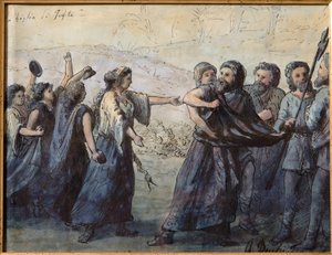 Die Tochter von Jephthah von Andrea Becchi