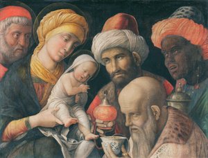 Anbetung der Könige, ca. 1495-1505 von Andrea Mantegna