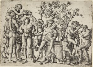 Bacchanal von Andrea Mantegna