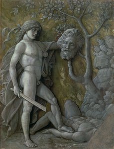 David mit dem Kopf von Goliath, ca. 1490-95