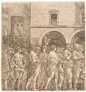 Der römische Senat folgt einem Triumph von Andrea Mantegna