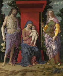 Madonna mit Kind, Johannes dem Täufer und Maria Magdalena