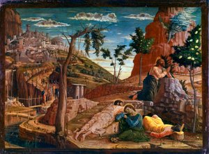 Gebet im Garten Gethsemane (Detail) von Andrea Mantegna