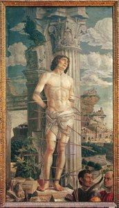 Heiliger Sebastian, ca. 1480 von Andrea Mantegna