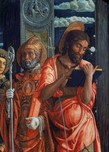 San-Zeno-Altar (Detail) von Andrea Mantegna