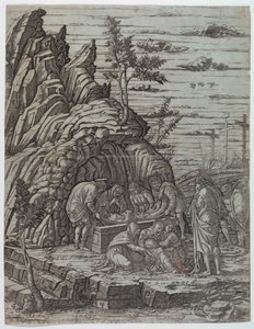 Die Grablegung von Andrea Mantegna