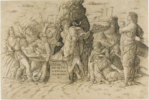 Die Grablegung von Andrea Mantegna