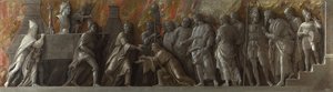 Die Einführung des Kultes der Kybele in Rom, ca. 1505 von Andrea Mantegna