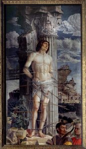 Das Martyrium des heiligen Sebastian von Andrea Mantegna
