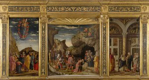 Trittico degli Uffizi von Andrea Mantegna