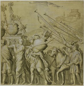 Triumphe von Julius Caesar: Leinwand Nr. IV