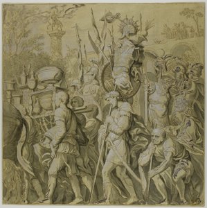 Triumphe von Julius Caesar: Leinwand Nr. VI