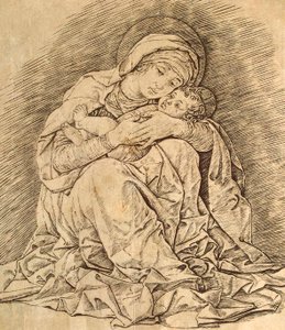 Jungfrau und Kind von Andrea Mantegna
