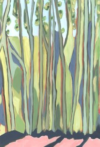 Morgen im Wald, 2024 von Andrea Mejia