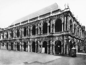 Fassade der Basilica Palladiana, erbaut 1549-1614