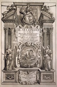 Titelseite der vier Bücher der Architektur, Buch II