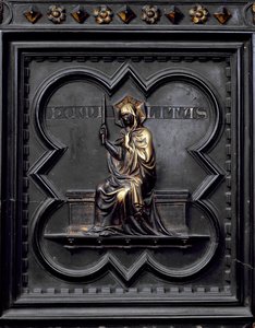Demut (Panel D der Südtüren des Baptisteriums von San Giovanni)