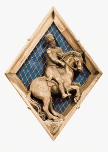 Mars, Skulptur im Flachrelief von Andrea Pisano