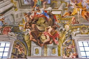 Asien (Detail) von Andrea Pozzo