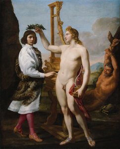 Marcantonio Pasqualini 1614-1691, gekrönt von Apollo