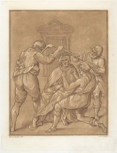 Christus mit Dornenkrone von Andrea Scacciati after Bartolomeo Cesi