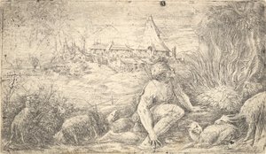 Moses und der brennende Busch, ca. 1544-47