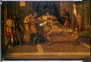 Szenen aus der Geschichte Davids von Andrea Schiavone