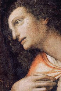 Abtei (Abdij van Tongerlo). Das letzte Abendmahl. 1506-1507. (Detail) von Andrea Solario
