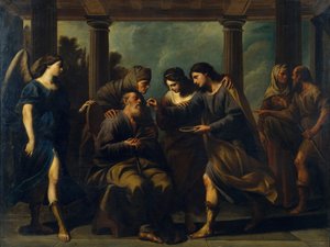 Tobias heilt die Blindheit seines Vaters, ca. 1640