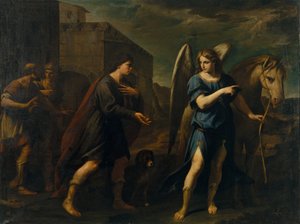 Tobias trifft den Erzengel Raphael, ca. 1640