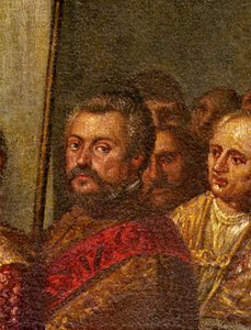 Ein venezianischer Senator, Detail