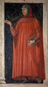 Porträt von Francesco Petrarca von Andrea del Castagno