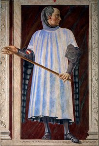 Porträt von Niccolò Acciaiuoli, Großseneschall von Neapel von Andrea del Castagno