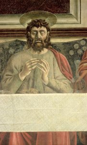 Das letzte Abendmahl, Detail von Jakobus dem Älteren, 1447 (Detail) von Andrea del Castagno