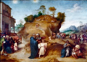 Geschichte von Joseph, Sohn Jakobs: „Joseph deutet die Träume seines Vaters“ von Andrea del Sarto