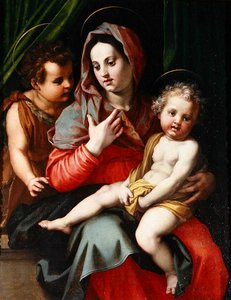 Madonna mit Kind und St. Johannes
