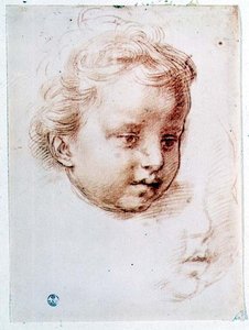 Studie eines Kinderkopfes