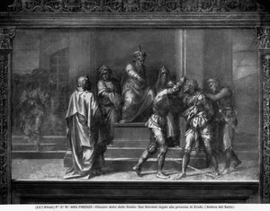 Die Verhaftung des Heiligen Johannes, um 1520 von Andrea del Sarto