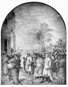 Die Ankunft der Heiligen Drei Könige von Andrea del Sarto