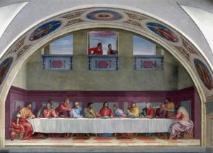 Das letzte Abendmahl von Andrea del Sarto