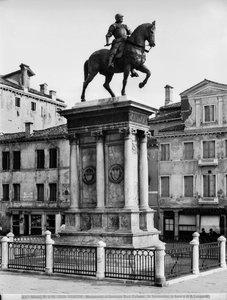 Reiterstatue des Condottiere Bartolomeo Colleoni (1400-75) von Andrea del Verrocchio