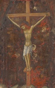 Christus am Kreuz [Rückseite] von Andrea di Bartolo