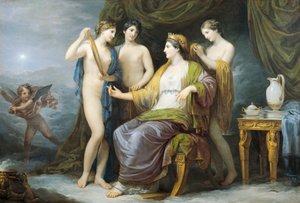 Juno badet oder Juno von den Grazien gekleidet